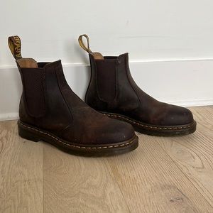 Dr. Martens pull on Dark Brown Crazy Horse boots
